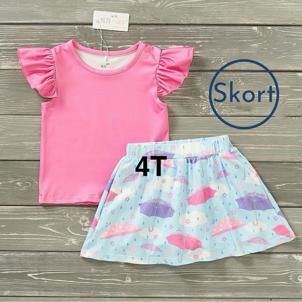 Rainy Days Skort Set